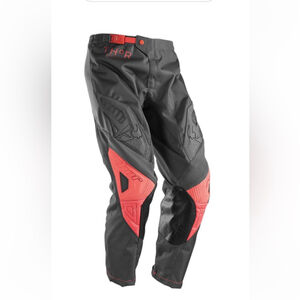Thor Women's Phase Clutch Pants charcoal coral motocross pants leather sz 5/6